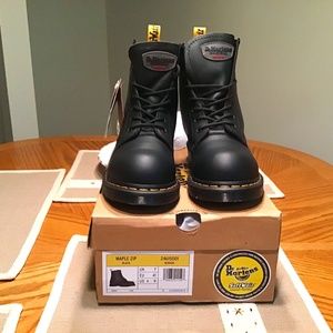 Dr. Martens Women’s Steel Toe Zipper Boots Size 9